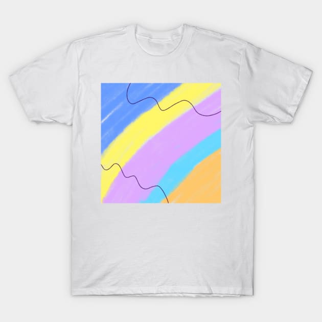 Colorful watercolor art design T-Shirt by Simplecooldesignss